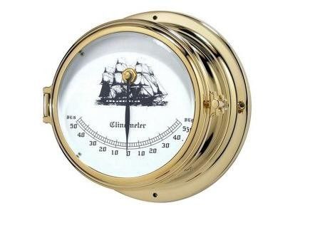 strumento nautico Marine Clinometer Brass di 120mm