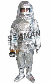 Vestito protettivo marino del tessuto del alluminio/dell'attrezzatura anti-incendio del vigile del fuoco composito dell'isolamento termico